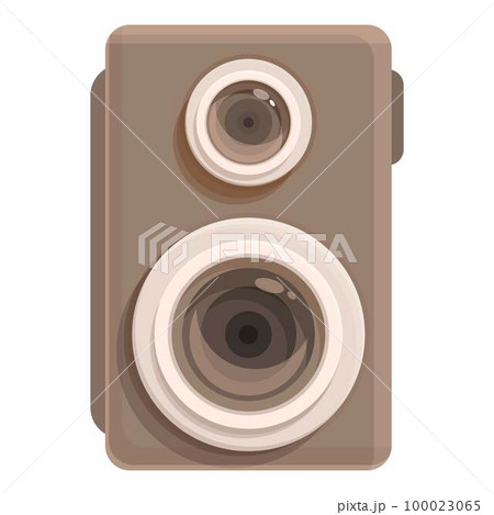 Camera picture icon cartoon vector. Digital photo. Shutter image 100023065