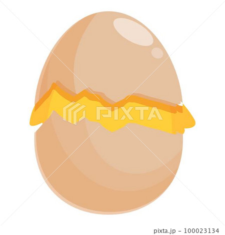 Chicken hatching baby icon cartoon vector. Chick egg. Cute bird Chicken hatching baby icon cartoon vector. Chick egg. Cute bird 100023134