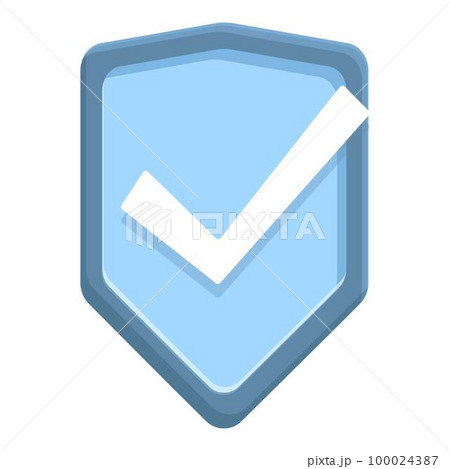 Approved trust icon cartoon vector. Business shake. Deal team 100024387