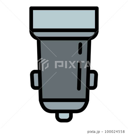 Car phone charger icon outline vector. Auto engine. Automotive part 100024558