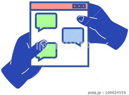 Program, social network for online communication via Internet. Messanger with virtual chat Program, social network for online communication via Internet. Messanger with virtual chat 100024559
