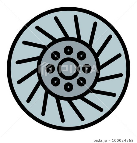 Car gearbox part icon outline vector. Automotive part. Repair machine Car gearbox part icon outline vector. Automotive part. Repair machine 100024568