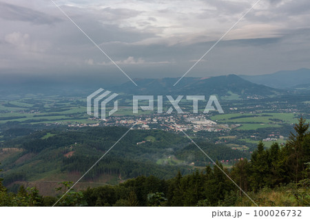 Frenstat pod Radhostem, view from Velky Javornik, Beskid Mountains 100026732
