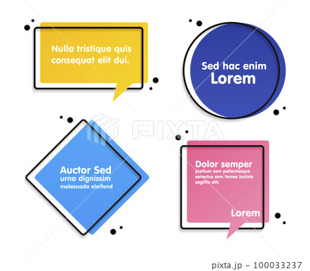 Quote text bubble. Commas, note, message and comment. Quote text bubble. Commas, note, message and comment. 100033237