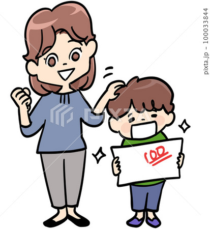 子供の成績が伸びました 100033844