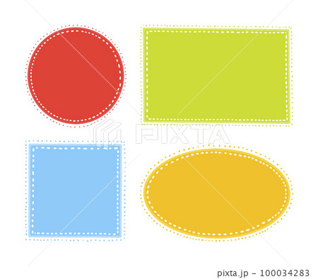 Speech Bubble set in Sketch hand drawn style. Space for quote and text. Vector illustration 100034283