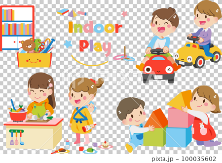 Kids Stuff Represents Free Time and Child Stock Illustration - Illustration  of youngster, play: 46492608