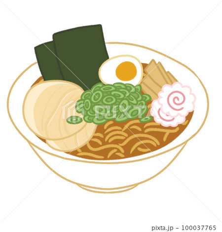 ラーメンのイラスト 100037765