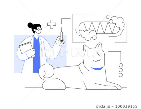 Rabies and your pet abstract concept vector illustration. Rabies and your pet abstract concept vector illustration. 100039155