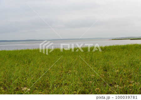 風蓮湖　走古丹先端付近の風景 100039781