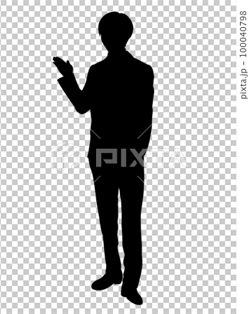 男性剪影 100040798