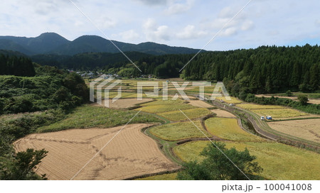 秋田・男鹿半島 田園 秋田・男鹿半島 田園 100041008