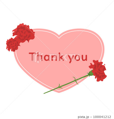 母の日のラベル 100041212