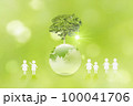 地球環境保護と人々の暮らし。樹木の成長 100041706