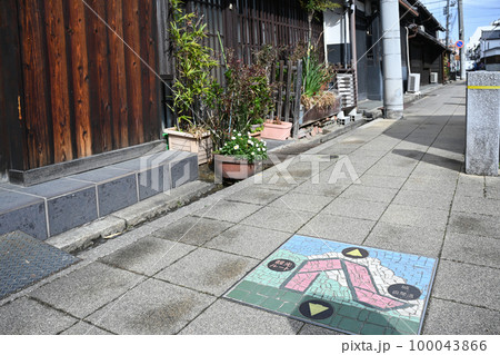 愛知県名古屋市四間道 町並み保存地区 の風景 100043866