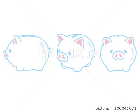 豚の貯金箱 100045071