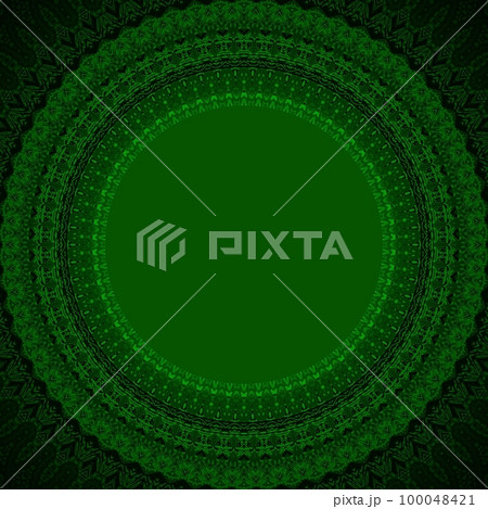 緑　グリーン　GREEN　素材　背景　壁紙　装飾　バックグラウンド 100048421