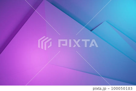 3d rendering of purple and blue abstract geometric background. Cyberpunk concept. Scene for advertising, technology, showcase, banner, cosmetic, fashion, business. Sci-Fi Illustration. Product display 3d rendering of purple and blue abstract geometric background. Cyberpunk concept. Scene for advertising, technology, showcase, banner, cosmetic, fashion, business. Sci-Fi Illustration. Product display 100050183
