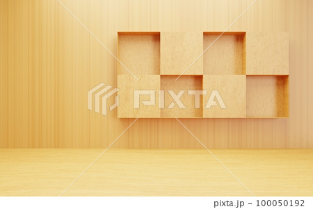3d rendering of empty brown abstract wood minimal concept background. Scene for advertising, cosmetic ads, showcase, banner, cream, fashion, children, kids, nursery. Illustration. Product display 3d rendering of empty brown abstract wood minimal concept background. Scene for advertising, cosmetic ads, showcase, banner, cream, fashion, children, kids, nursery. Illustration. Product display 100050192