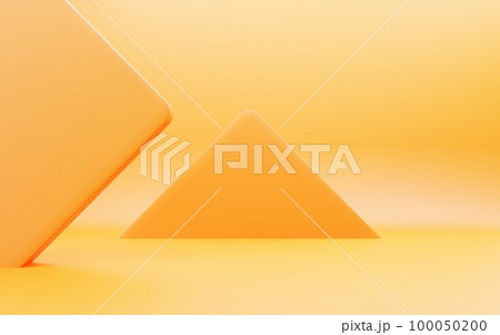 3d rendering of empty orange abstract geometric minimal concept background. Scene for advertising, cosmetic, showroom, banner, summer, fashion, technology, business. Illustration. Product display 3d rendering of empty orange abstract geometric minimal concept background. Scene for advertising, cosmetic, showroom, banner, summer, fashion, technology, business. Illustration. Product display 100050200