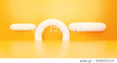 3d rendering of empty orange abstract geometric minimal concept background. Scene for advertising, cosmetic, showroom, banner, summer, kid, fashion, technology, business. Illustration. Product display 3d rendering of empty orange abstract geometric minimal concept background. Scene for advertising, cosmetic, showroom, banner, summer, kid, fashion, technology, business. Illustration. Product display 100050214