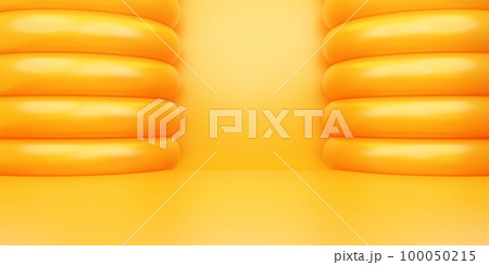 3d rendering of empty orange gold abstract geometric minimal concept background. Scene for advertising, cosmetic, showroom, banner, summer, fashion, technology, business. Illustration. Product display 3d rendering of empty orange gold abstract geometric minimal concept background. Scene for advertising, cosmetic, showroom, banner, summer, fashion, technology, business. Illustration. Product display 100050215