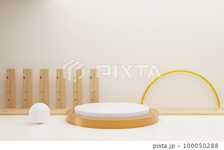 3d rendering of empty brown podium abstract minimal background. Scene for advertising design, cosmetic ads, showcase, presentation, mock up, food, fashion, kid, luxury. Illustration. Product display 3d rendering of empty brown podium abstract minimal background. Scene for advertising design, cosmetic ads, showcase, presentation, mock up, food, fashion, kid, luxury. Illustration. Product display 100050288