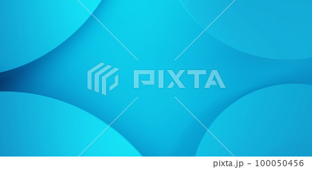 3d rendering of blue abstract geometric background. Technology concept. Scene for advertising, showcase, banner, cosmetic, fashion, business, science, digital. Sci-Fi Illustration. Product display 100050456
