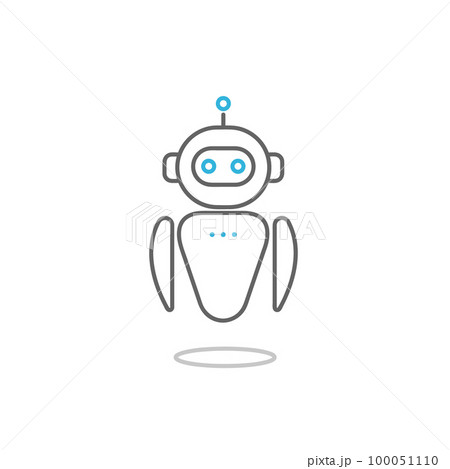 AIロボットのイメージアイコン素材 AIロボットのイメージアイコン素材 100051110
