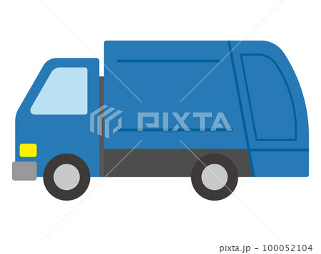 ゴミ収集車のイラスト 100052104