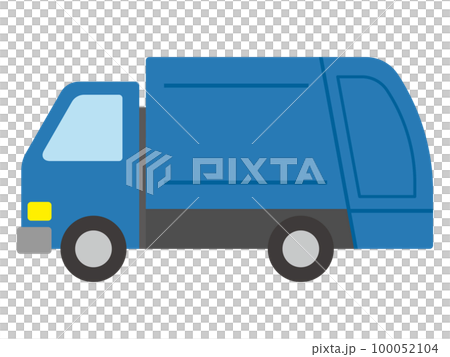 ゴミ収集車のイラスト 100052104