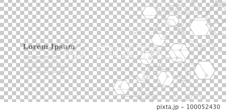 幾何抽象六邊形科學背景透明 幾何抽象六邊形科學背景透明 100052430