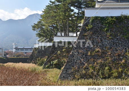 島原城 屏風折の石垣 島原城 屏風折の石垣 100054383