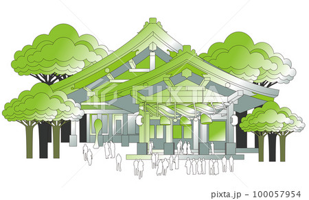 縁結びの神様　出雲大社 100057954