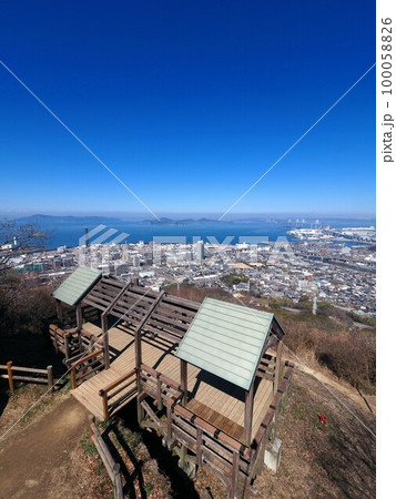青ノ山山頂展望台からの町並み・風景【香川県綾歌郡宇多津町】20 青ノ山山頂展望台からの町並み・風景【香川県綾歌郡宇多津町】20 100058826