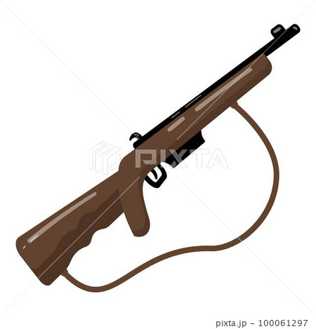 Shotgun icon cartoon vector. Hunt equipment. Camp animal 100061297