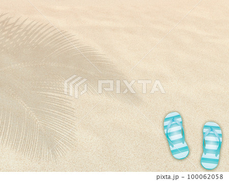浜辺 暑中見舞い 背景素材 浜辺 暑中見舞い 背景素材 100062058