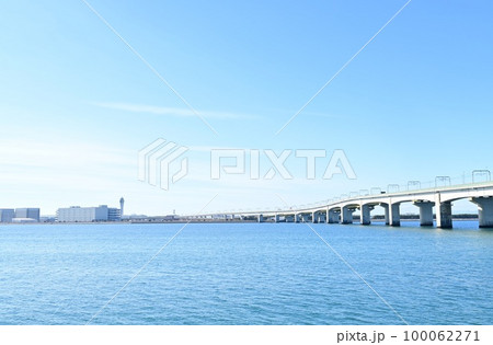 セントレア大橋と中部国際空港 セントレア大橋と中部国際空港 100062271