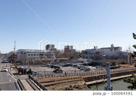 埼玉県草加市の草加市文化会館の風景 100064591
