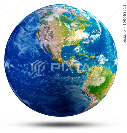 America Planet Earth. Elements of this image furnished by NASA 100065511