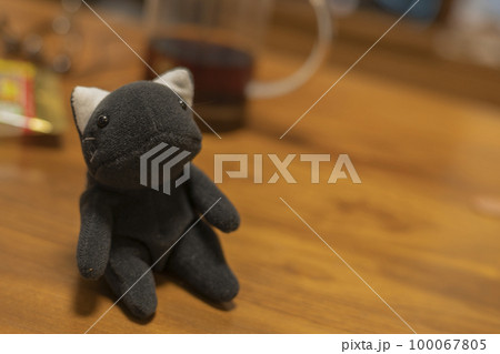 黒猫のぬいぐるみ 黒猫のぬいぐるみ 100067805