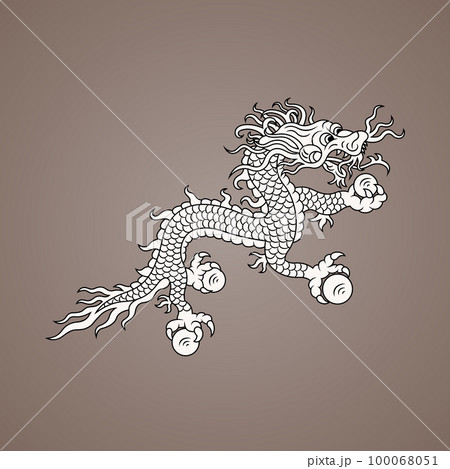 Dragon from the flag of Bhutan 100068051