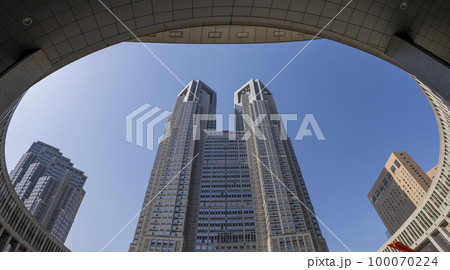 東京都庁のパノラマ風景 100070224