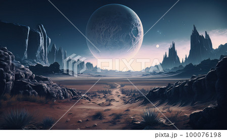Alien landscape. 100076198