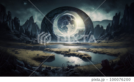 Alien landscape. 100076200