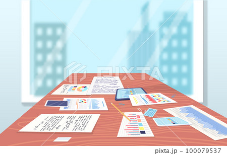 Analyze statistical indicators, business data. Work with marketing research. Data analysis isometric 100079537