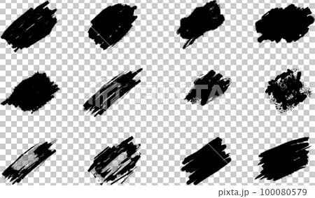 墨の黒塗りマーカーセット 100080579