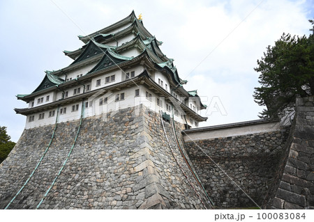 名古屋城 石垣の風景 名古屋城 石垣の風景 100083084