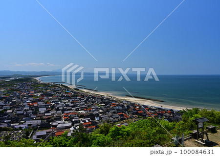 奉納山公園からの三瓶山 100084631