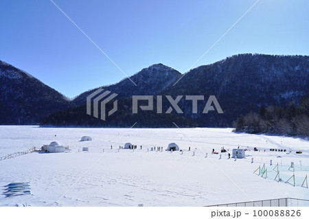 然別湖 しかりべつ湖コタン 然別湖 しかりべつ湖コタン 100088826